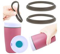 Lot de 2 joints en Silicone de rechange pour Owala gobelet à café avec couvercle coulissant Joint d'étanchéité en silicone anti-fuite,compatible avec Owala SmoothSip Slider Smoothsip 12/20 oz ZY04A