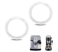 Lot de 2 joints en silicone pour machine à café DeLonghi - Diamètre : 47 mm - Compatible avec DeLonghi EC680/EC685/EC785/EC885/EC850/EC860 - Pour groupe de percolation