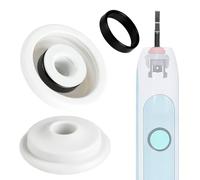 Lot de 2 joints étanches pour manche de brosse à dents électrique, en silicone, compatibles avec Philips, blanc, compatibles avec la plupart des nouveaux modèles