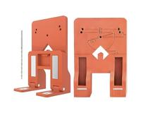 Lot de 2 joints magnétiques pour charnières de porte d'armoire - Aide à l'ajustement pour le montage - Jauge de charnière magnétique pour fente de porte - Pour bricoleurs, artisans du bois, femmes et