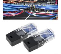 Lot de 2 joints RJ45 pour test de ligne Ethernet avec résistance de terminaison intégrée de 120 Ohm prenant en charge la configuration 8P8C
