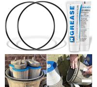 Lot de 2 joints toriques CX900F 0-240 pour couvercle de réservoir avec lubrifiant étanche SPX0327 pour cartouche de piscine Hayward Star-Clear Plus série de filtres et réservoir de séparation U9-228A
