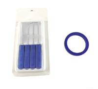 Lot de 2 joints toriques de rechange en silicone pour machines à café à tête groupe E61, 73 mm, 58 mm, ID 8 5 mm d'épaisseur, compatible avec Faema For Rocket Decent ou avec outil (B)