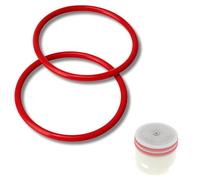 Lot de 2 joints toriques - Kit d'entretien - Tête d'infusion MS-0697072 - Compatible avec les machines à café Krups EA XP ES & Rowenta de OstayOne