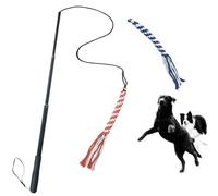 Lot de 2 Jouets à mâcher en Corde de Coton Naturel pour éviter l'ennui et l'anxiété des Chiots - Jouet de Dressage et de Nettoyage des Dents - Coffret Cadeau d'anniversaire pour Chien
