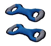 Lot de 2 jouets en peluche avec hochet 15 x 33 cm pour animaux de compagnie Hearts & Homies