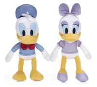 Lot de 2 jouets en peluche scintillants 100 ans de merveille Disney Donald Daisy de 25,4 cm