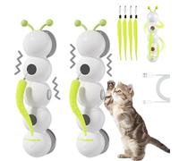 Lot de 2 jouets muraux interactifs à capteur intelligent pour chat, jouet mural rechargeable activé par le mouvement, pour la chasse, le saut, parfait pour les chats d'intérieur