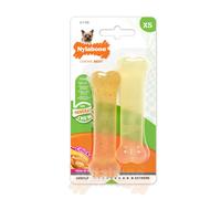Lot de 2 jouets pour chien Nylabone Moderate Chew Chicken 1 Moderate Chew Chicken/ 1 Moderate XS Jaune XS