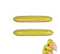 Lot de 2 jouets sensoriels anti-stress avec concombre, balles anti-stress, balle sensorielle pour soulager le stress pour enfants et adultes