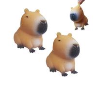 Lot De 2 Jouets Squishy Capybara, Jouets Anti-Stress Capybara, Jouets À Presser Squishy Capybara, Jouets Squishy Fidget Ball, Jouets Mignons Anti-Stress Capybara pour Enfant Et Adultes