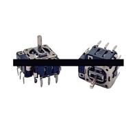Lot de 2 joysticks à bascule FJ06K-S PSP avec potentiomètre à interrupteur poussoir B10K-60° Interrupteur à cinq voies