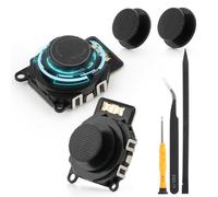 Lot de 2 joysticks de rechange pour Sony 2000 2001 2002 2003 Module de capteur analogique 3D pour PSP 2000 2001 2002 2003 avec outils de réparation