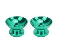 Lot de 2 Joysticks Métalliques en Alliage D'aluminium, Manettes Analogiques en Métal pour Accessoires de Console de Jeu Portable, Design texturé, Couleurs Vives, Remplacement