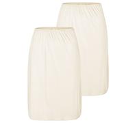 Lot de 2 Jupon Femme Elegance Nina von C. 22 270 111 0 38-52 4 couleurs