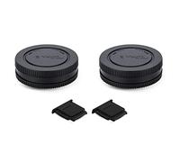 Lot de 2 Kit Cache-Boîtier + Protège-Objectif Arrière E Monture pour Sony | pour Sony A6700 A6600 A6500 A6400 A6300 A6100 ZV-E10 II ZVE1 A7 A7II A7III A7IV A7V A7R A7RII A7RIII A7RIV A7RV A7RVI en plus