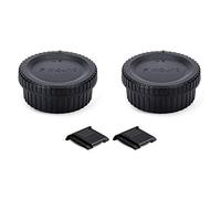 Lot de 2 Kit Cache-Boîtier + Protège-Objectif Arrière F Monture pour Nikon | pour Nikon D3500 D3400 D3300 D5600 D5500 D5300 D5200 D7500 D7200 D850 D800 D810 D780 D750 D610 D500 D600 D6 D5 D4 D3 et plus