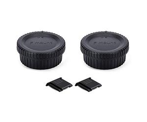Lot de 2 Kit Cache-Boîtier + Protège-Objectif Arrière F Monture pour Nikon | pour Nikon D3500 D3400 D3300 D5600 D5500 D5300 D5200 D7500 D7200 D850 D800 D810 D780 D750 D610 D500 D600 D6 D5 D4 D3 et plus