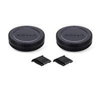 Lot de 2 Kit Cache-Boîtier + Protège-Objectif Arrière M4/3 Monture | pour Olympus OM-5 OM-5II OM-3 OM-1 OM-1II E-M1 E-M5 E-M10 E-M1X Panasonic G9 G7 G85 G95 GH7 GH6 GX9 GX8 GX85 GF9 GF10 en plus