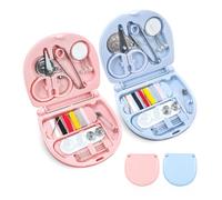 Lot de 2 Kit Couture Mini,Petit Nécessaire de Couture,HMCEY Sewing Kit Small