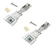 (Lot de 2) Kit de Réparation Charnière Poignée de Porte Extérieure Avant Gauche ET Droite compatible avec 147 et 500/500 C - 51964555 51939041