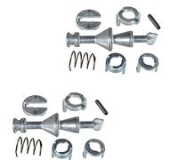 (Lot de 2) Kit Réparation de Barillet Serrure de Porte Avant Gauche ET Avant Droit compatible pour SERIE 3 E90 E91-51217162427 7162427