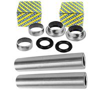 (Lot de 2) Kit Réparation de Train Arrière Essieux Gauche et Droit : Axes AVEC Roulements de marque SNR compatible pour 206 BERLINE, 206 SW, 206 COMMERCIALE - 513195 513262