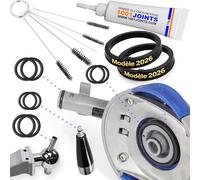 LOT DE 2 KITS 5 JOINTS D'ÉTANCHÉITÉ POUR PERFECTDRAFT HD3720 HD3620 HD3610 HD3600 COMPATIBLE AVEC LE BEC VERSEUR ET LE ROBINET DE TIREUSE A BIÈRE + KIT NETTOYAGE 5 MINI BROSSE + GRAISSE ALIMENTAIRE