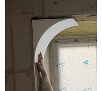 Lot de 2 kits d'arche de porte arrondis pour intérieur, moulure d'arche précourbée pour bord de cadre de porte, demi-cercle pré-fabriqué, ouverture de portes en arc