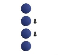 Lot de 2 kits de boutons de sonnette avec 4 coques en silicone et 2 vis métalliques, compatibles avec Ring Doorbell Pro, ensemble de rechange noir pour réparation d'entrée avant
