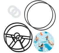 Lot de 2 kits de joints de vanne 1-1/2, 2 joints araignée, 2 bagues d’étanchéité et 2 paliers non métalliques, compatibles avec Hayward Vari-Flo XL, remplacement SP0714T SPX0714CA