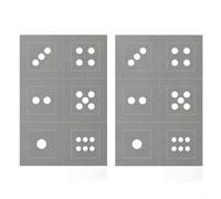 Lot de 2 kits de planche d'entraînement de soudage, 24 coupons en acier doux pour les essais de compétences pratiques, plaques de fabrication éducatives pour assemblage de cubes et de dés