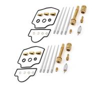 Lot de 2 kits de reconstruction de carburateur pour RGV250 Gamma VJ21 (1988-1991) et VJ22 (1991-1996) - Pièces de rechange en laiton et caoutchouc