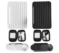 Lot de 2 kits de réflexion pour smartphone - Objectif effet miroir, capture instantanément de superbes reflets - Clip horizontal vertical sur le miroir à selfie - Réflexion réglable pour appareil