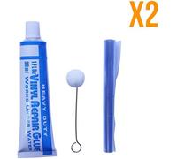 Linxor France ® Lot de 2 Kits de réparation 30 ML avec applicateur pour Liner de Piscine - Norme CE