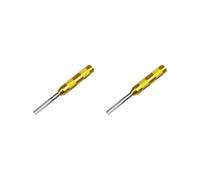 Lot de 2 kits de réparation de buse d'aérographe Pro en métal Pointe aiguille Concentricité Adjst Fournitures