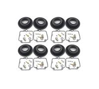 Lot de 2 kits de réparation de carburateur avec piston et diaphragme pour Suzuki GS500E 1994-2000 GS 500 E Pièces de reconstruction en caoutchouc (4 ensembles)