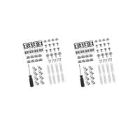 Lot de 2 kits de réparation de casque de hockey 57 accessoires de rechange pour baseball, hockey sur glace