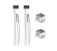 Lot De 2 Kits De RéSistance CéRamique Et Thermistance Pour Bambu Lab P1p/P1s, RéSistance CéRamique 24 V 48 W Avec Thermistance Haute TempéRature Et Clip De Fixation