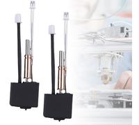 Lot de 2 kits hotend pour Anycbic Kobra 3, tête d'impression 3D, extrudeuse, bloc chauffant assemblé avec 2 buses en laiton de 0,4 mm pour Anycubic Kobra 3/ACE Pro