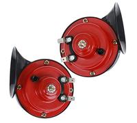 Lot de 2 klaxons de train 300 dB super puissants pour camion, train, bateau, voiture, escargot électrique, 12 V étanche, double klaxon de course sonore pour voiture et moto