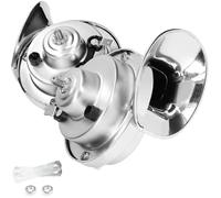 Lot de 2 klaxons de train super puissants, klaxon électrique double escargot pour voiture, kit de remplacement étanche 12 V