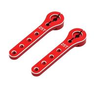 Lot De 2 Klaxons Servo En Métal Usinés Avec Précision Bras Servo En Métal 25T Pièces D'hélicoptère Télécommandées Pour Chenilles Pièces D'hélicoptère Télécommandées