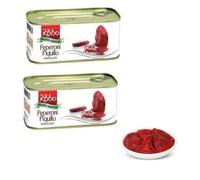 Lot de 2 laits de 660 g de poivrons grillés rime choix idéal pour apéritifs intemporels et poivrons frais et pouls