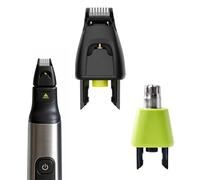 Lot de 2 lames de coupe de précision et têtes de rechange pour poils de nez, compatibles avec les rasoirs électriques, accessoires de tondeuse faciale en acier inoxydable pour homme