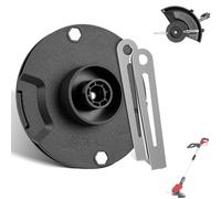 Lot de 2 lames de débroussailleuse en métal et 1 plaque de coupe pour Einhell GE-CT 18 Ll à partir de 2017, pour jardin, pour Mr. Gardener, pour tondeuse à gazon Garden Master