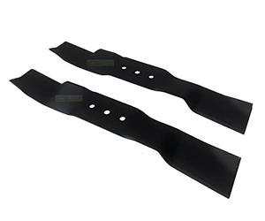 Lot de 2 lames de paillage 43 cm compatibles avec Husqvarna Rider 111B 111B5 R112 C C5 5224495-10 5224495-03