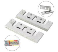Lot de 2 lames de rabot électrique 82 mm, pour Makita 1900B KP0800 D26676 DW680