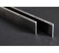 Lot de 2 lames de rabot HSS 18 % 260 x 18 x 3 mm pour Scheppach sans rainures