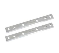 Lot de 2 lames de rabot HSS 210 mm, épaisseur 210 x 22 x 1,8 mm, pièce de rechange for outils électriques Kity PT8500 Fox Scheppach Bernardo